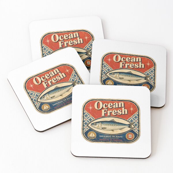 Item preview, Ocean Fresh Sardine Label designed and sold by Mr-AShop.