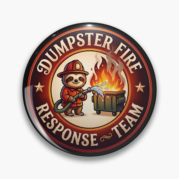 Item preview, Dumpster Fire Response Team designed and sold by gear-posters.