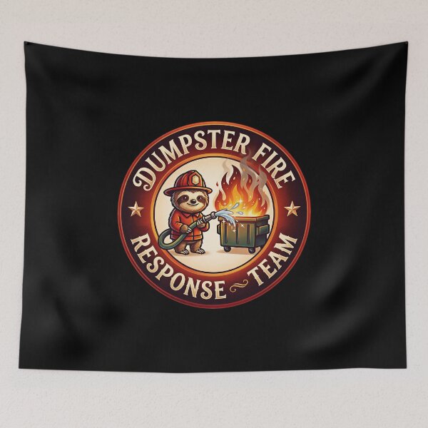 Item preview, Dumpster Fire Response Team designed and sold by gear-posters.