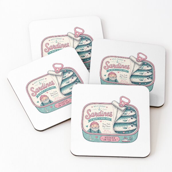 Item preview, Cute Sardines Retro Can designed and sold by Mr-AShop.