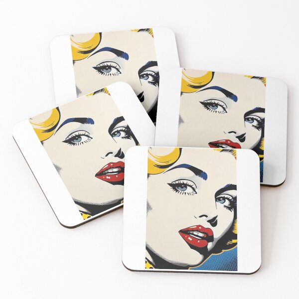 Item preview, Art - Pop Art Female Portrait, 1960s Comic Book Aesthetic designed and sold by Beat-It.