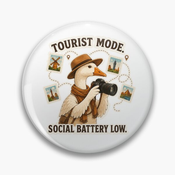 Item preview, Funny Goose Travel Introvert Humor designed and sold by Gentlestate.
