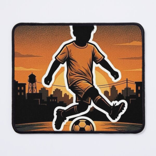 Item preview, Street Football Sunset Silhouette Sticker designed and sold by ckartes100.