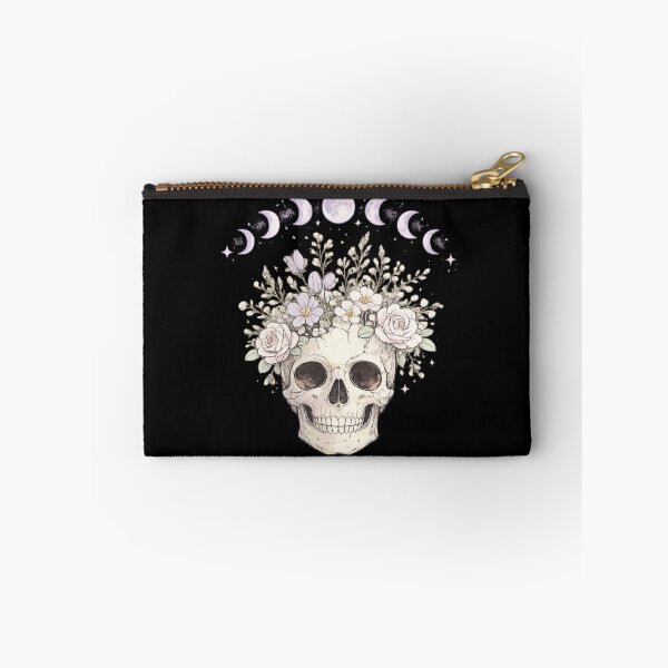 Item preview, Skull Moon Phases Roses Witchy Celestial Gothic Design designed and sold by irfanshikh.