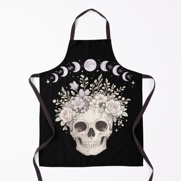 Item preview, Skull Moon Phases Roses Witchy Celestial Gothic Design designed and sold by irfanshikh.