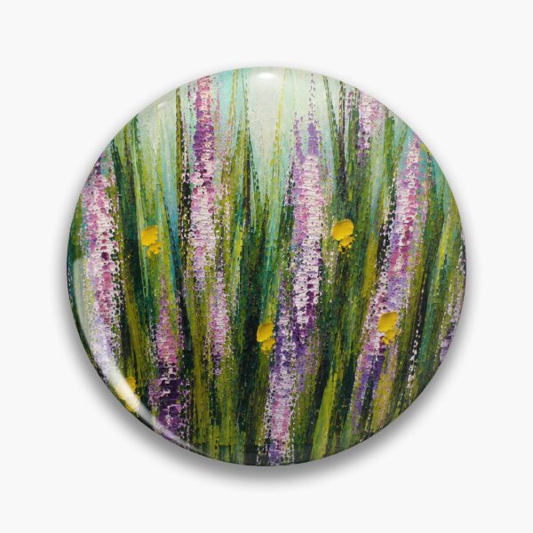 Item preview, Field of wild grasses and pink flowers designed and sold by Ingorgia Studio.