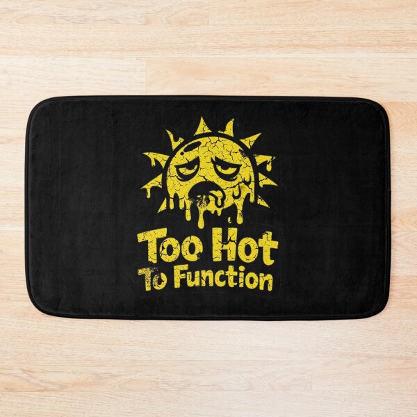 Item preview, Retro Vintage Pixel Sun Distressed Summer Heat Design Too Hot To Function designed and sold by Artycom.
