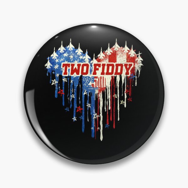 Item preview, two fiddy 250 years heart designed and sold by elongatedjazz.
