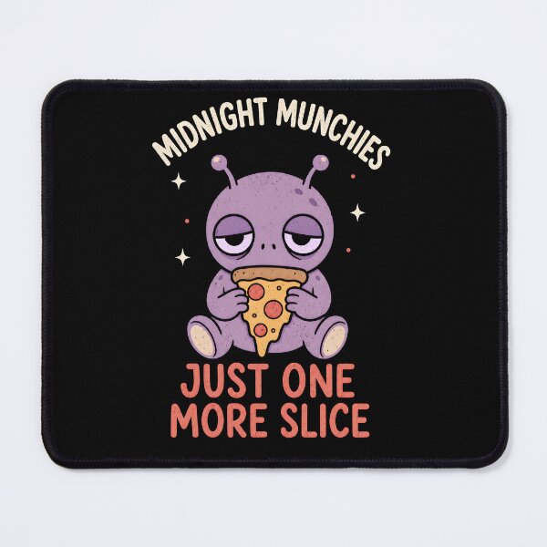 Item preview, Midnight Munchies Pizza Alien designed and sold by ChocoMellowCo.