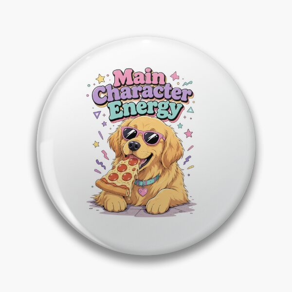 Item preview, Main Character Energy Golden Pup designed and sold by Mr-AShop.