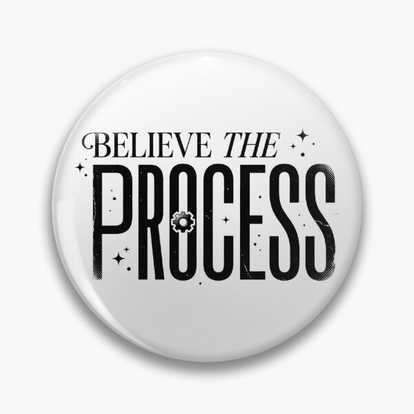 Item preview, Believe The Process | Minimal Motivation Typography designed and sold by lalitacreations.