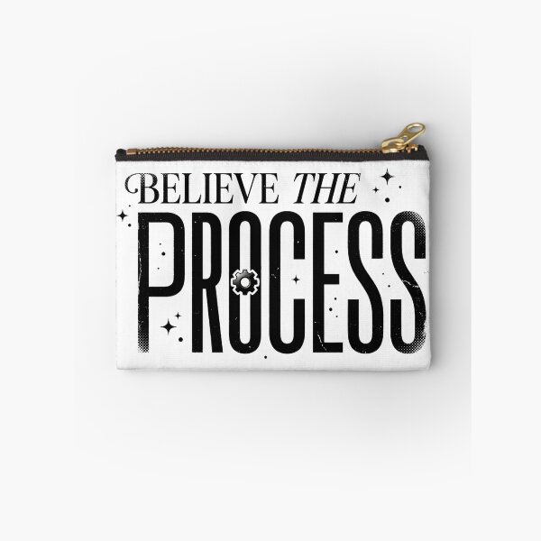 Item preview, Believe The Process | Minimal Motivation Typography designed and sold by lalitacreations.