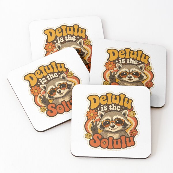 Item preview, Delulu Is the Solulu Raccoon designed and sold by Mr-AShop.