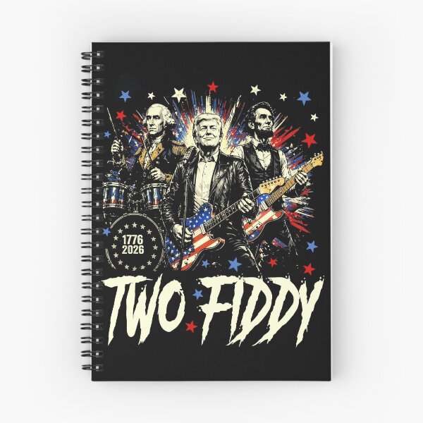 Item preview, Funny Two Fiddy George Washington Lincoln and Trump Playing Guitar designed and sold by elongatedjazz.
