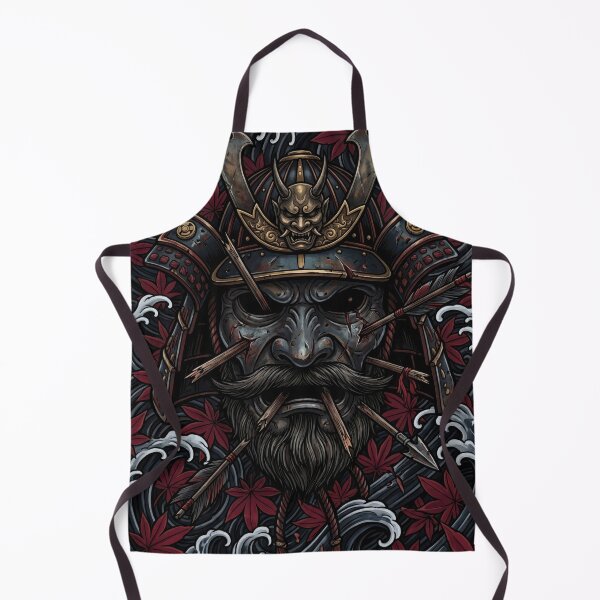 Item preview, Battle Scarred Samurai Menpo designed and sold by pikselpunk.