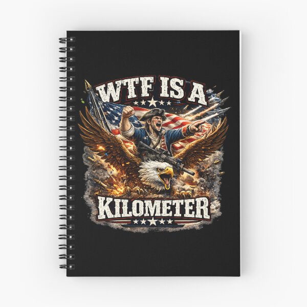Item preview, WTF Is A Kilometer Funny American Meme T-Shirt | Patriotic Humor Design designed and sold by Teetreasure2.
