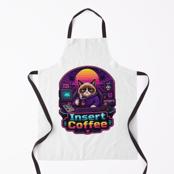Item preview, Insert Coffee Grumpy Cat Arcade designed and sold by Mr-AShop.