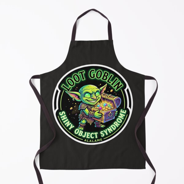 Item preview, Loot Goblin Shiny Object Syndrome - Funny RPG Gamer Sticker designed and sold by alalame.