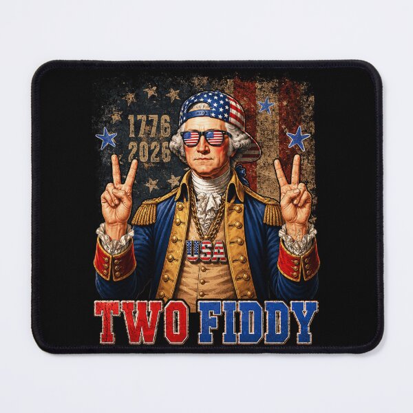 Item preview, Funny George Washington Middle Finger two fiddy designed and sold by elongatedjazz.