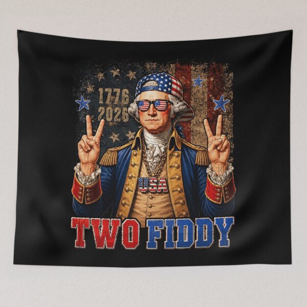 Artikelvorschau, Lustiger George Washington Mittelfinger zwei Fünfzig entworfen und verkauft von elongatedjazz.