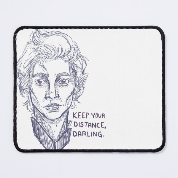 Item preview, Astarion Ballpen Sketch: "Keep your distance, darling." | BG3 designed and sold by LisaDemonhead.