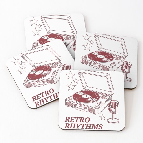 Item preview, Retro Rhythm Vintage Microphone CD Player Design designed and sold by Mialunaa.