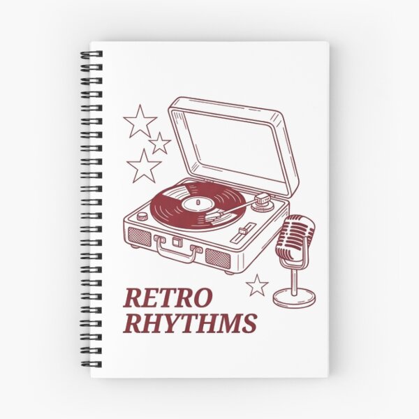 Item preview, Retro Rhythm Vintage Microphone CD Player Design designed and sold by Mialunaa.