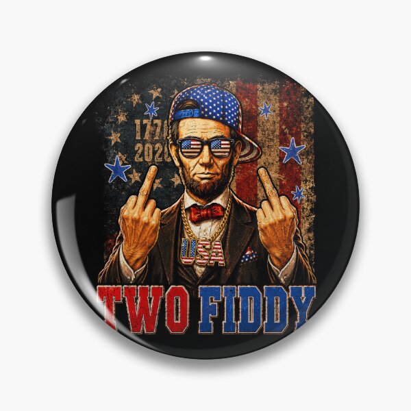 Item preview, Funny Lincoln Middle Finger two fiddy designed and sold by elongatedjazz.