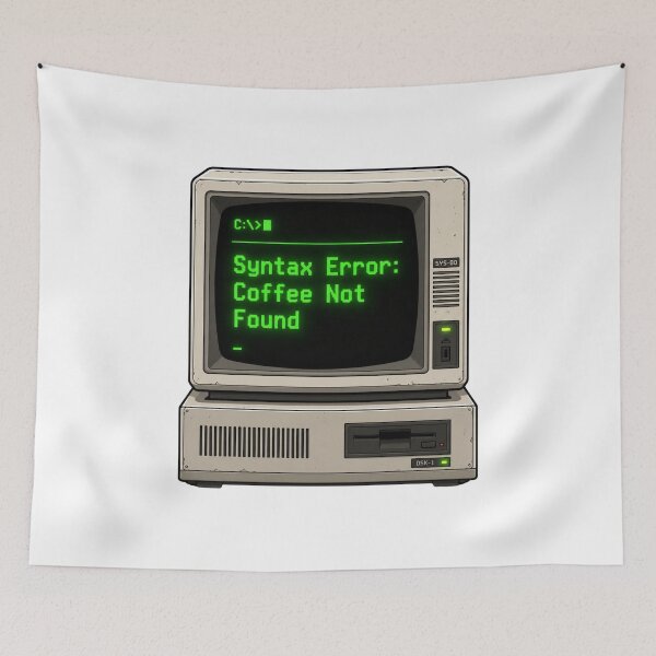 Item preview, Syntax Error Coffee Not Found designed and sold by Mr-AShop.