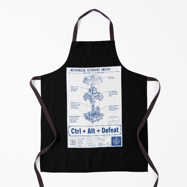Item preview, Ctrl Alt Defeat Keyboard Blueprint designed and sold by Mr-AShop.
