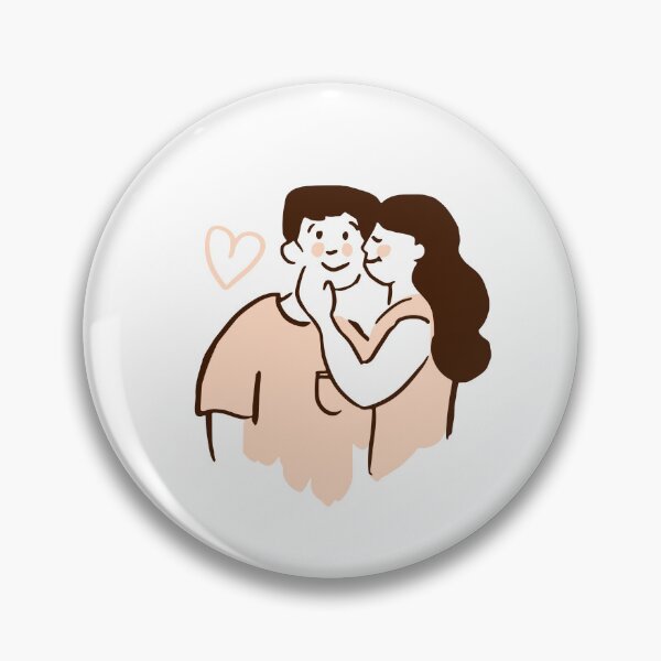 Item preview, Romantic Couple In Love Minimalist Illustration designed and sold by DAILYNEEDSS.