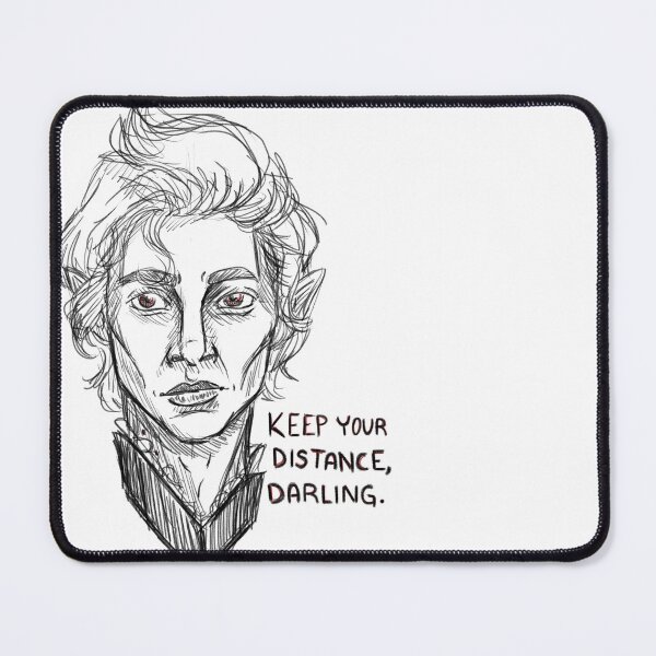 Item preview, Astarion Blackline Sketch: "Keep your distance, darling." | BG3 designed and sold by LisaDemonhead.