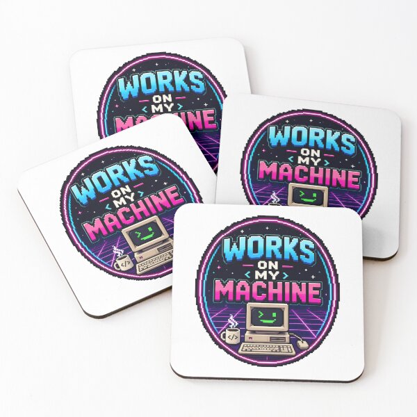 Item preview, Works On My Machine Neon Coding designed and sold by Mr-AShop.