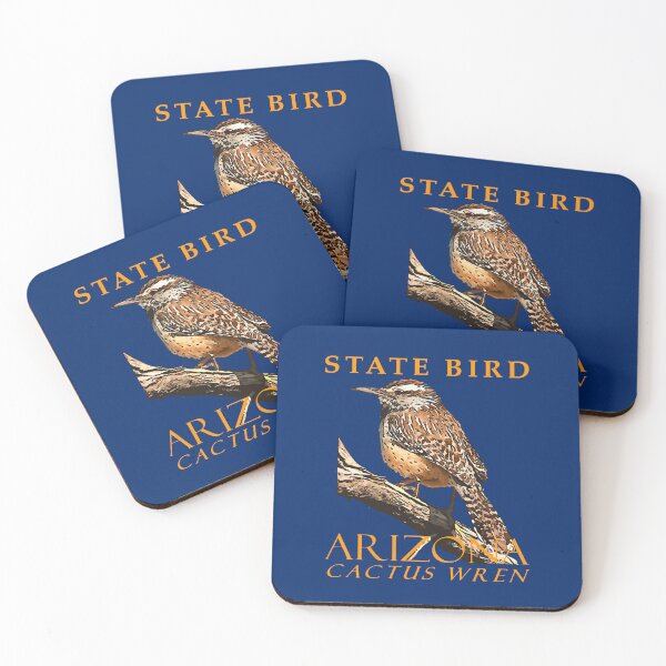 Item preview, Arizona Territory Bird The Cactus Wren designed and sold by taiche.