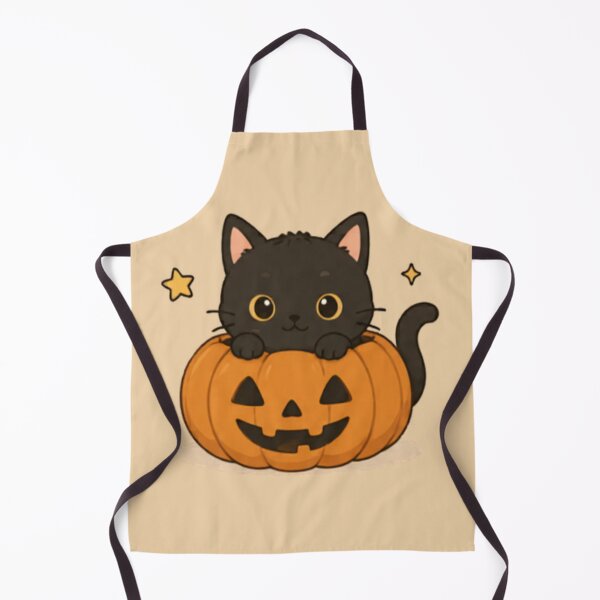 Item preview, Cute Halloween Pumpkin Cat designed and sold by MellowMunchkins.
