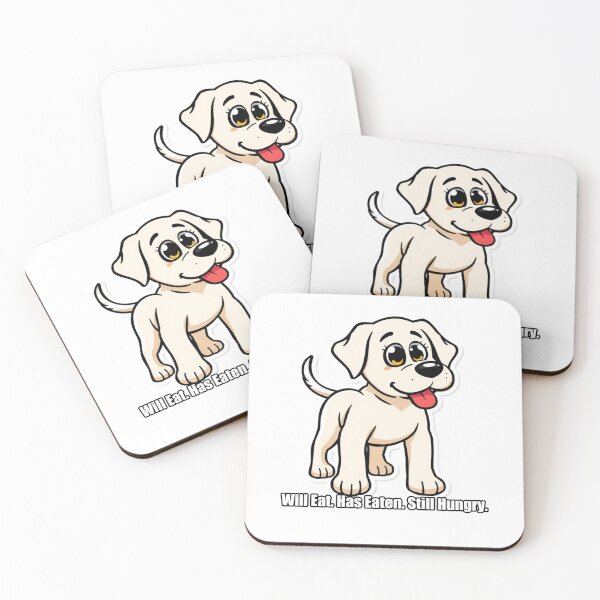 Item preview, Labrador Sticker - Will Eat Has Eaten Still Hungry - Funny Lab Gift designed and sold by pawdrops.