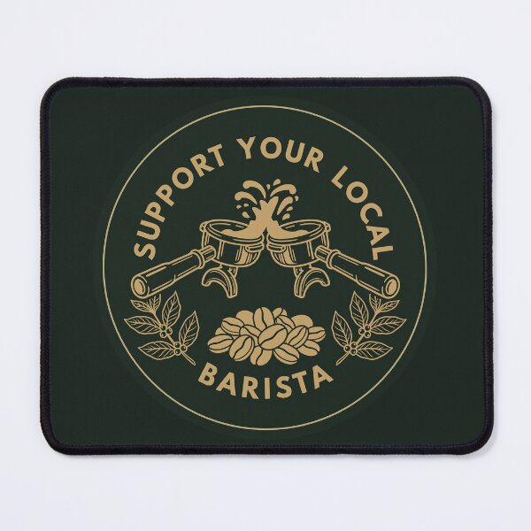 Item preview, Support Your Local Barista | Coffee sticker designed and sold by ianths.