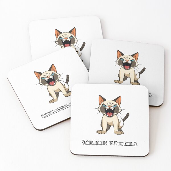 Item preview, Siamese Cat Sticker - Said What I Said Very Loudly - Funny Siamese Gift designed and sold by pawdrops.