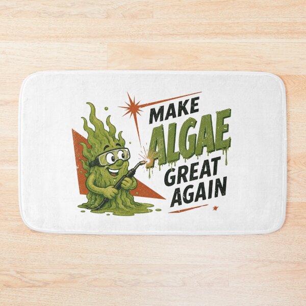 Item preview, Make Algae Great Again Funny Welder Satire Retro Algae Welding Graphic designed and sold by RusticMeadow.