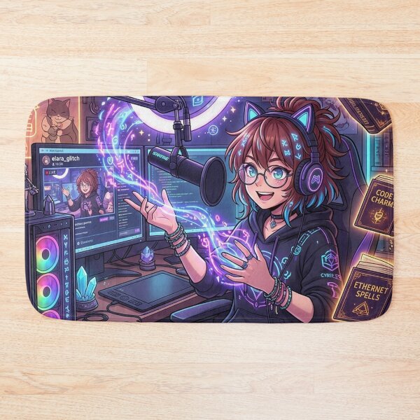 Item preview, Modern Streaming Witch | VTube Magic Room Decor | Twitch Streamer Gift designed and sold by YNAMREG.