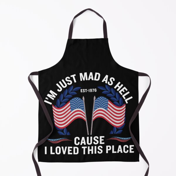 Item preview, I'm Just Mad As Hell Est 1776 Vintage Patriotic USA Flag Shirt for Freedom Lovers designed and sold by Teetreasure2.