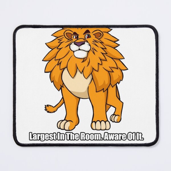 Item preview, Maine Coon Sticker - Largest In The Room Aware - Funny Maine Coon Gift designed and sold by pawdrops.