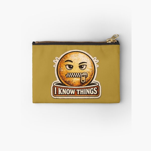 Item preview, I KNOW THINGS ? – Vintage Secret Emoji Meme Sticker designed and sold by lazygum.