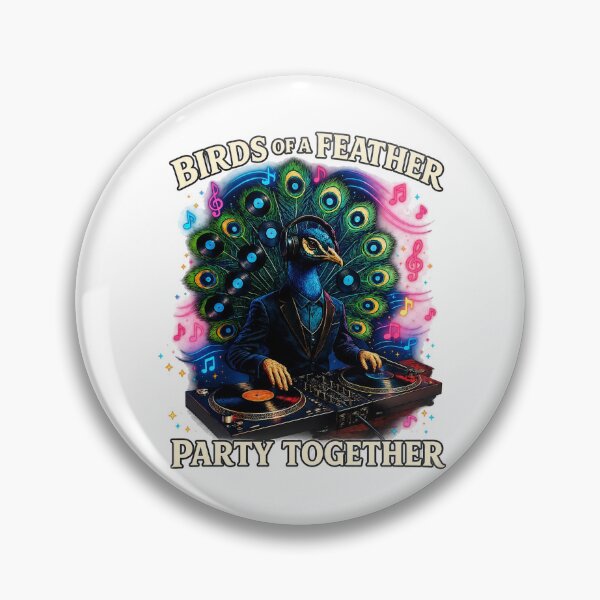 Item preview, Peacock DJ Music Lover Party Animal designed and sold by Gentlestate.