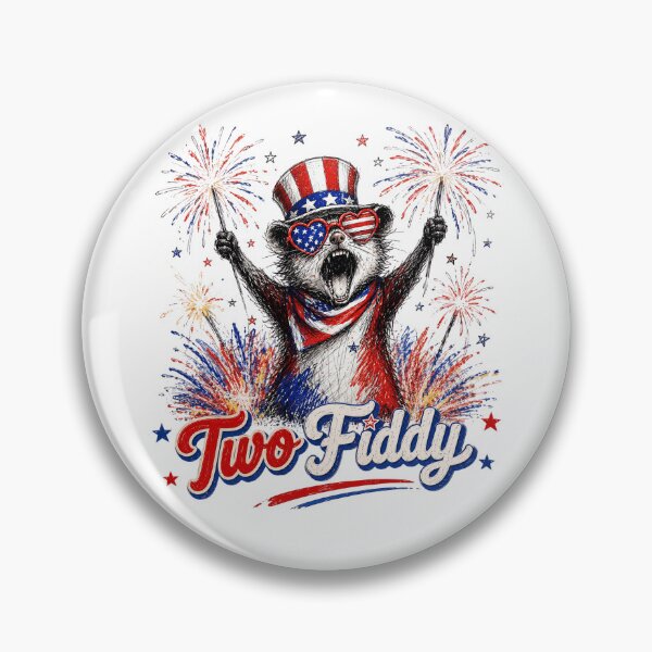 Item preview, two fiddy raccoon  designed and sold by elongatedjazz.