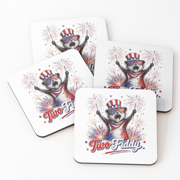 Item preview, two fiddy raccoon  designed and sold by elongatedjazz.