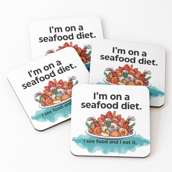 Item preview, I'm on a Seafood diet designed and sold by AllThePixels.
