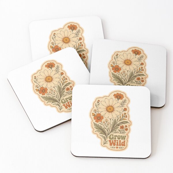 Item preview, Retro Daisy Vintage Botanical Floral Sticker designed and sold by ravikiran2195.