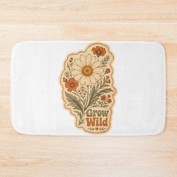 Item preview, Retro Daisy Vintage Botanical Floral Sticker designed and sold by ravikiran2195.