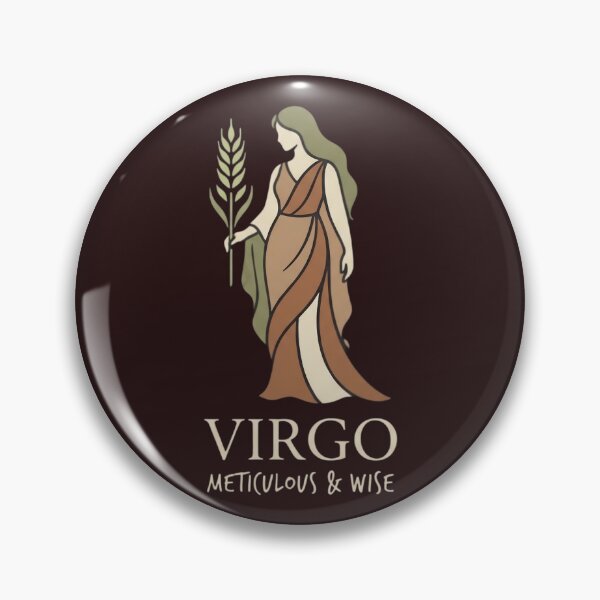Item preview, Virgo Daily Horoscope – Elegant Virgo Maiden Zodiac Astrology Design designed and sold by Bhaskar Digital Art.